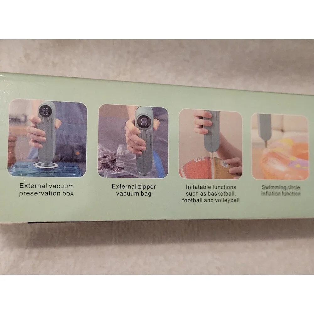 Portable Electric Vacuum Sealer Machine SJT-018 Food Saver  rechargeable C